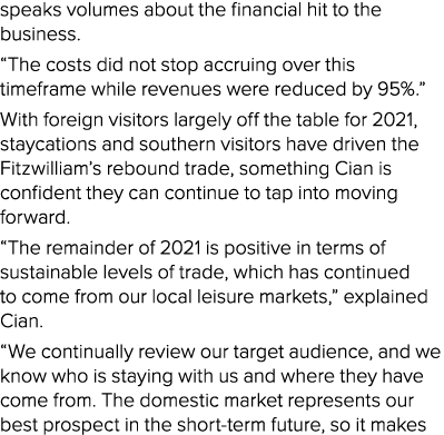 speaks volumes about the financial hit to the business   The costs did not stop accruing over this timeframe while re   