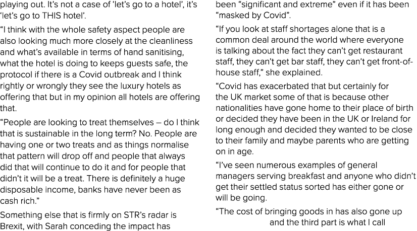 playing out  It s not a case of  let s go to a hotel , it s  let s go to THIS hotel    I think with the whole safety    