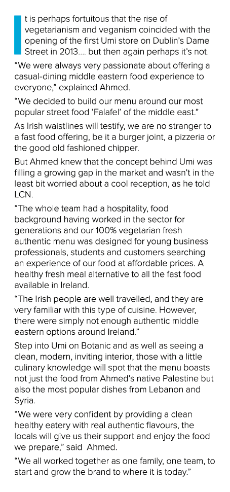 It is perhaps fortuitous that the rise of vegetarianism and veganism coincided with the opening of the first Umi stor   