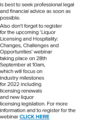 is best to seek professional legal and financial advice as soon as possible  Also don t forget to register for the up   