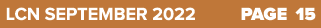 LCN SEPTEMBER 2022 PAGE 15