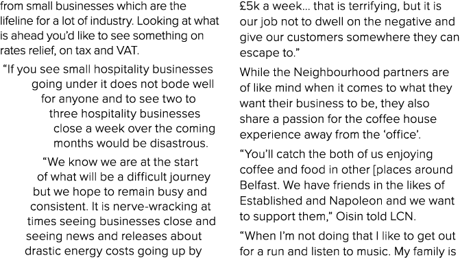 from small businesses which are the lifeline for a lot of industry  Looking at what is ahead you d like to see someth   