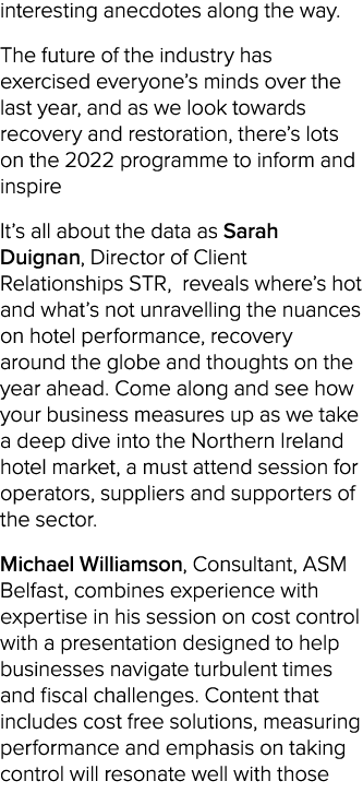 interesting anecdotes along the way  The future of the industry has exercised everyone s minds over the last year, an   