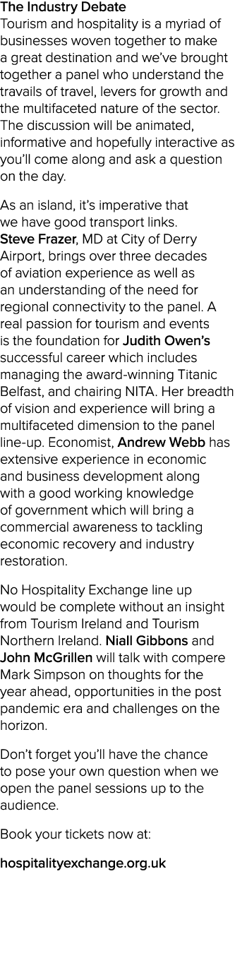 The Industry Debate Tourism and hospitality is a myriad of businesses woven together to make a great destination and    