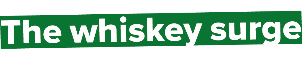 The whiskey surge