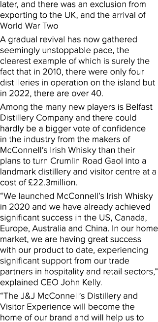 later, and there was an exclusion from exporting to the UK, and the arrival of World War Two A gradual revival has no   