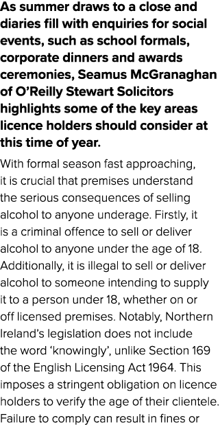 As summer draws to a close and diaries fill with enquiries for social events, such as school formals, corporate dinne...