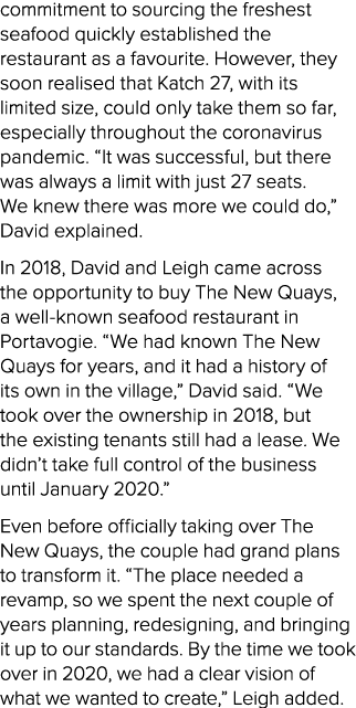 commitment to sourcing the freshest seafood quickly established the restaurant as a favourite. However, they soon rea...