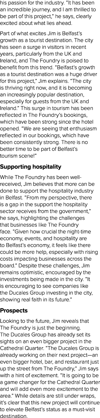his passion for the industry. “It has been an incredible journey, and I am thrilled to be part of this project,” he s...