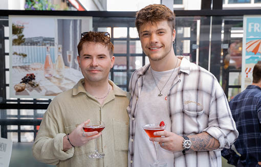 Press Eye - Belfast - Northern Ireland - 18th September 2024 Justin Millar, Belfast Live, and AJ Lynn, Love Belfast.  Photo by Philip Magowan / Press Eye