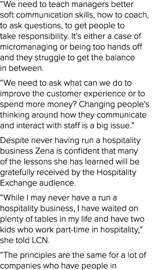 “We need to teach managers better soft communication skills, how to coach, to ask questions, to get people to take re...