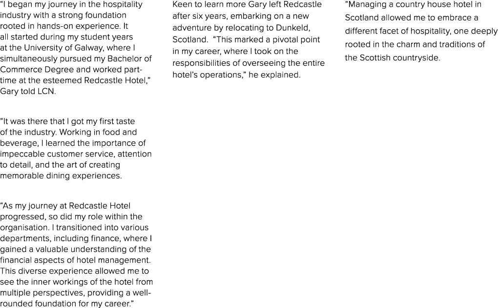 “I began my journey in the hospitality industry with a strong foundation rooted in hands on experience. It all starte...