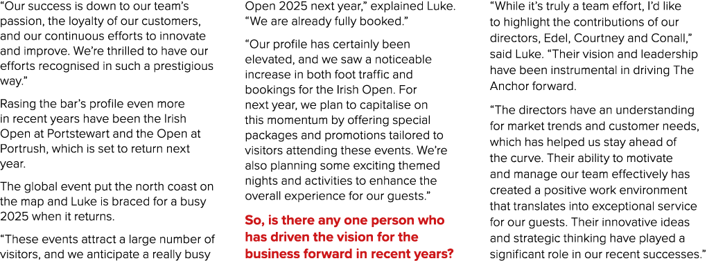 “Our success is down to our team’s passion, the loyalty of our customers, and our continuous efforts to innovate and ...