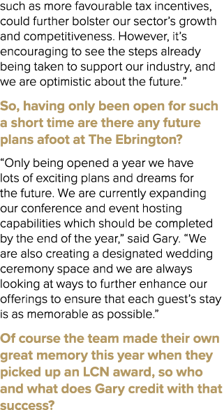 such as more favourable tax incentives, could further bolster our sector’s growth and competitiveness. However, it’s ...
