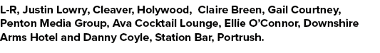 L R, Justin Lowry, Cleaver, Holywood, Claire Breen, Gail Courtney, Penton Media Group, Ava Cocktail Lounge, Ellie O’C...