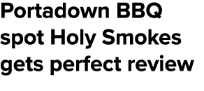 Portadown BBQ spot Holy Smokes gets perfect review