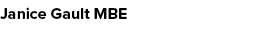 Janice Gault MBE