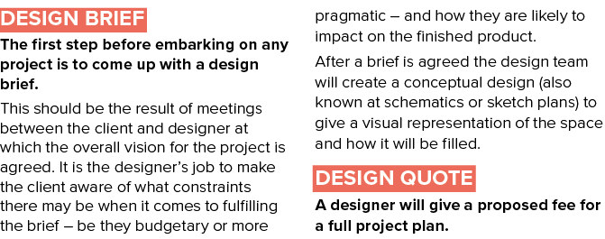 Design brief The first step before embarking on any project is to come up with a design brief  This should be the res   