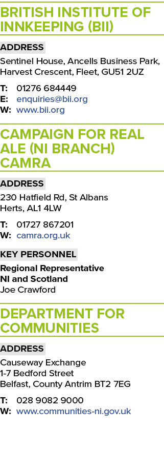 British Institute of Innkeeping (BII) Address Sentinel House, Ancells Business Park, Harvest Crescent, Fleet, GU51 2U   