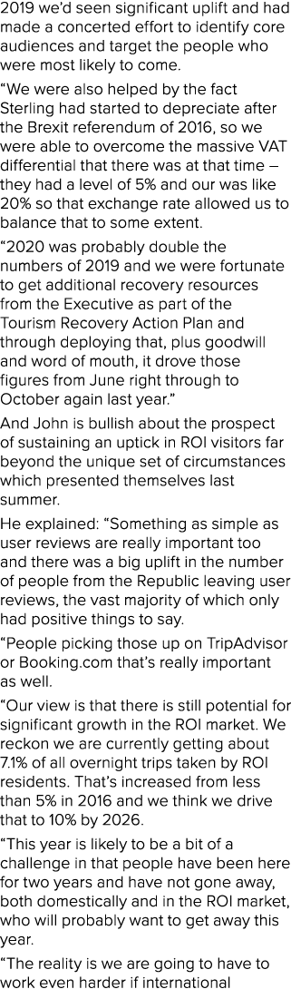 2019 we d seen significant uplift and had made a concerted effort to identify core audiences and target the people wh   