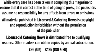 While every care has been taken in compiling this magazine to ensure that it is correct at the time of going to press   