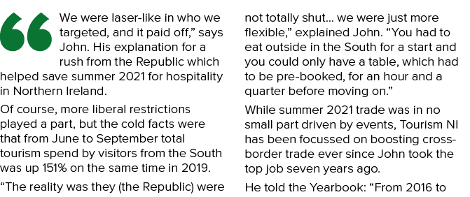  We were laser-like in who we targeted, and it paid off,  says John  His explanation for a rush from the Republic whi   