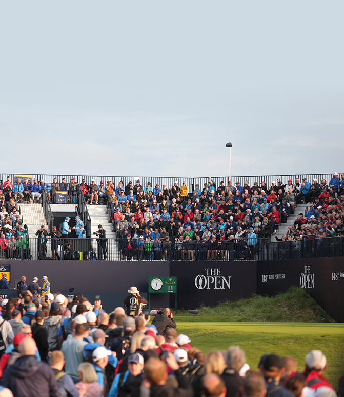 PressEye - Belfast - Northern Ireland - 18th July 2019  Pictured: Fans at round one of the Open at Royal Portrush   Picture: Philip Magowan   PressEye