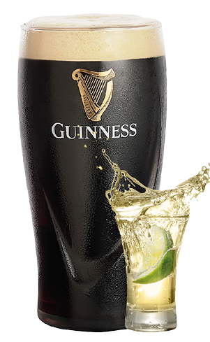 POLTAVA, UKRAINE - MARCH 22: Pint of Guinness, the popular Irish beer on a white background  Guinness beer has been produced since 1759 in Dublin, Ireland 