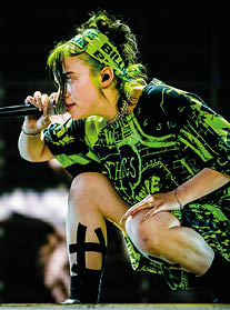 16-18 augustus 2019. Lowlands Festival, The Netherlands. Concert of Billie Eilish