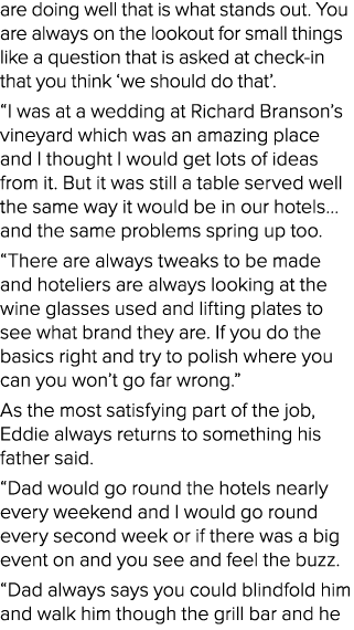are doing well that is what stands out. You are always on the lookout for small things like a question that is asked ...
