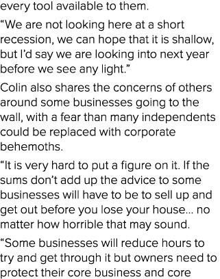 every tool available to them. “We are not looking here at a short recession, we can hope that it is shallow, but I’d ...