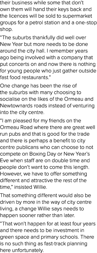 their business while some that don’t own them will hand their keys back and the licences will be sold to supermarket ...