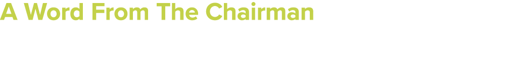 A Word From The Chairman Stephen Magorrian, Chairman of Hospitality Ulster looks back on activity in 2024 and forward...