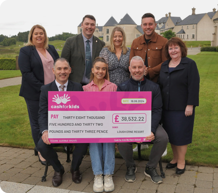 Lough Erne Resort and Cash for Kids NI raise £38,000 to tackle holiday hunger