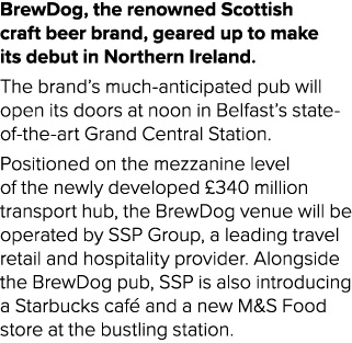 BrewDog, the renowned Scottish craft beer brand, geared up to make its debut in Northern Ireland. The brand’s much an...