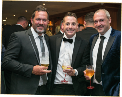 Andrew Gedge, Steven Davidson and Colin Johnston