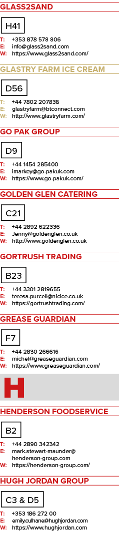 Glass2Sand H41 T: +353 878 578 806 E: info@glass2sand.com W: https://www.glass2sand.com/ Glastry Farm Ice Cream D56 T...