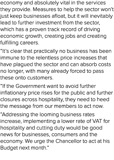 economy and absolutely vital in the services they provide. Measures to help the sector won’t just keep businesses afl...