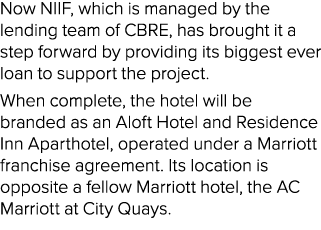 Now NIIF, which is managed by the lending team of CBRE, has brought it a step forward by providing its biggest ever l...