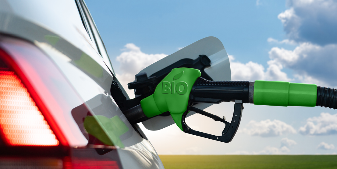 Refueling the car with biofuel