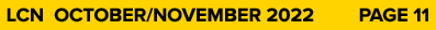 LCN OCTOBER/NOVEMBER 2022 PAGE 11