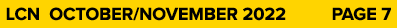 LCN OCTOBER/NOVEMBER 2022 PAGE 7