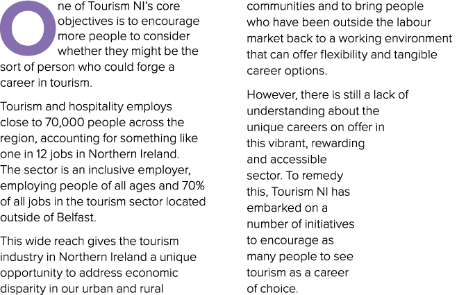 One of Tourism NI’s core objectives is to encourage more people to consider whether they might be the sort of person ...