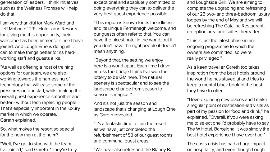 generation of leaders.’ I think initiatives such as the Wellness Promise will help do that. I am very thankful for Ma...