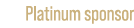 Platinum sponsor