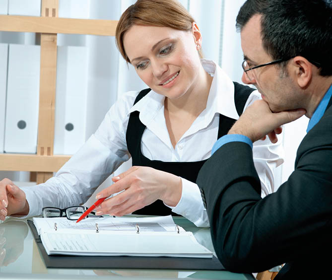 Business team at a meeting