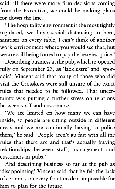 said   If there were more firm decisions coming from the Executive, we could be making plans for down the line   The    