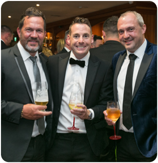 Andrew Gedge, Steven Davidson and Colin Johnston