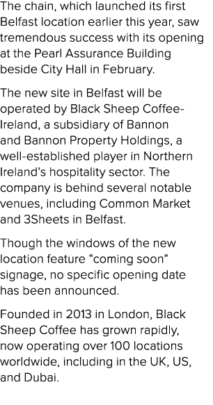 The chain, which launched its first Belfast location earlier this year, saw tremendous success with its opening at th...