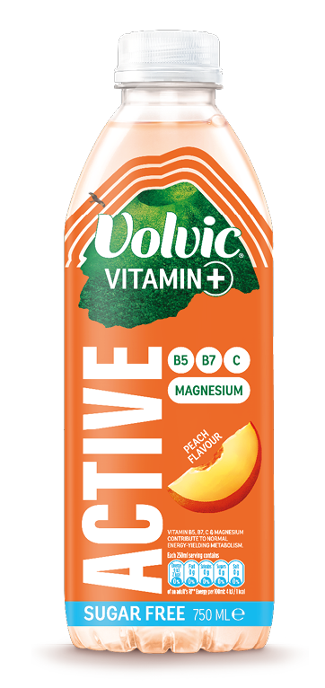 A bottle of Active Vitamin C drink. Description generated by AI